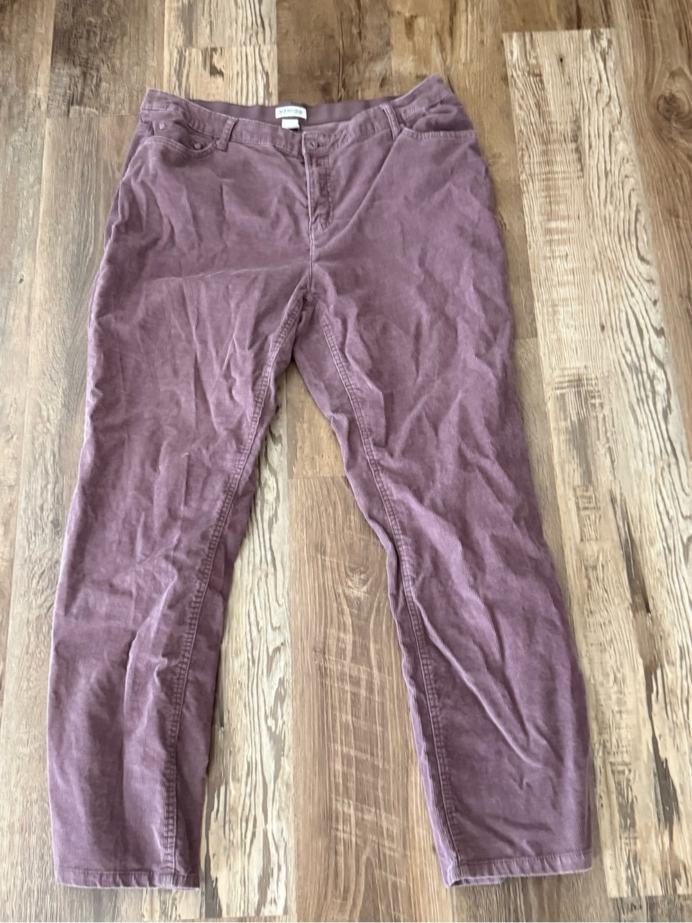 St John’s Bay Corduroy Bootcut Pants Womens Plus Size 18w